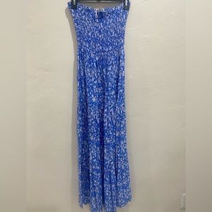 Bright Beautiful Floral Honeyuppy Strapless Maxi dress